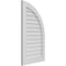 Ekena Millwork Quarter Round Top Right Surface Mount PVC Gable Vent w/ 3-1/2"W x 1"P Standard Frame, 24"W x 42"H GVPQR24X4201SN - alternate 4